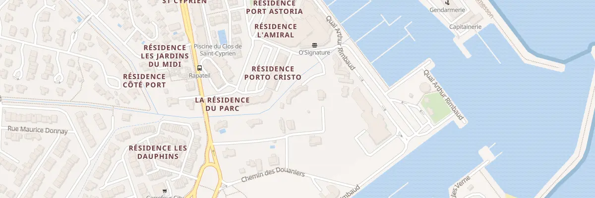 Plan du 9001 Rue Jean La Fontaine à Saint-Cyprien