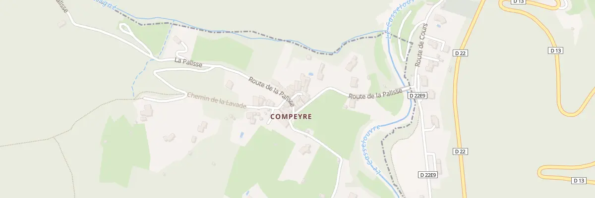 Plan du 5229 Compeyre à Rosis