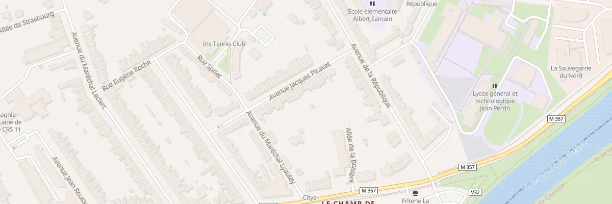 Plan du 21 Av Jacques Picavet à Lambersart