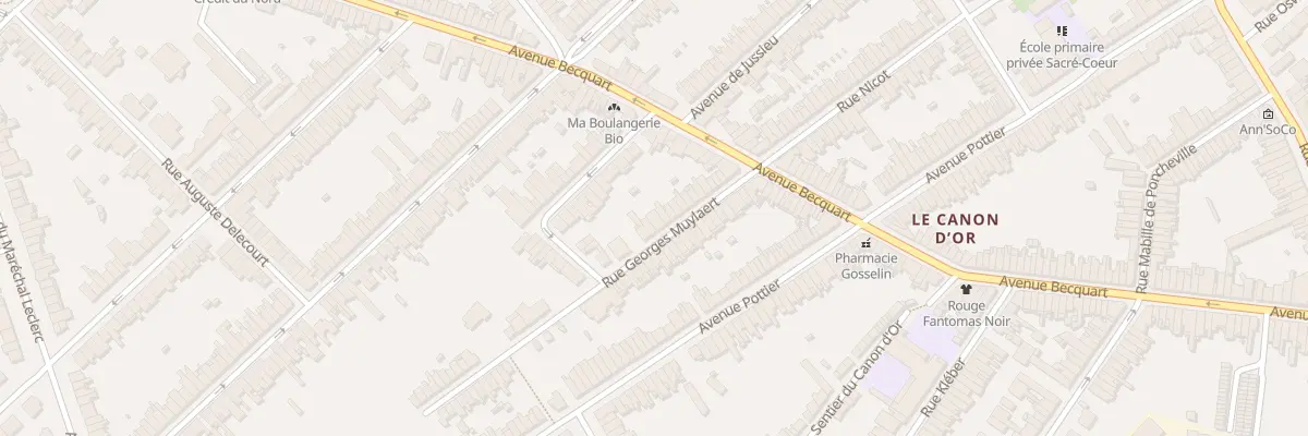 Plan du 24 Rue Georges Muylaert à Lambersart