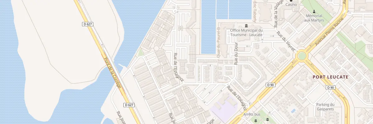 Plan du 55 Res Les Marinas de Port Rose à Leucate