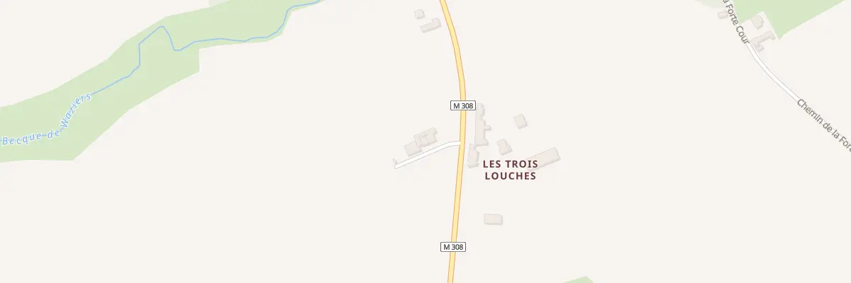 Plan du 993 Rte de Comines à Wambrechies