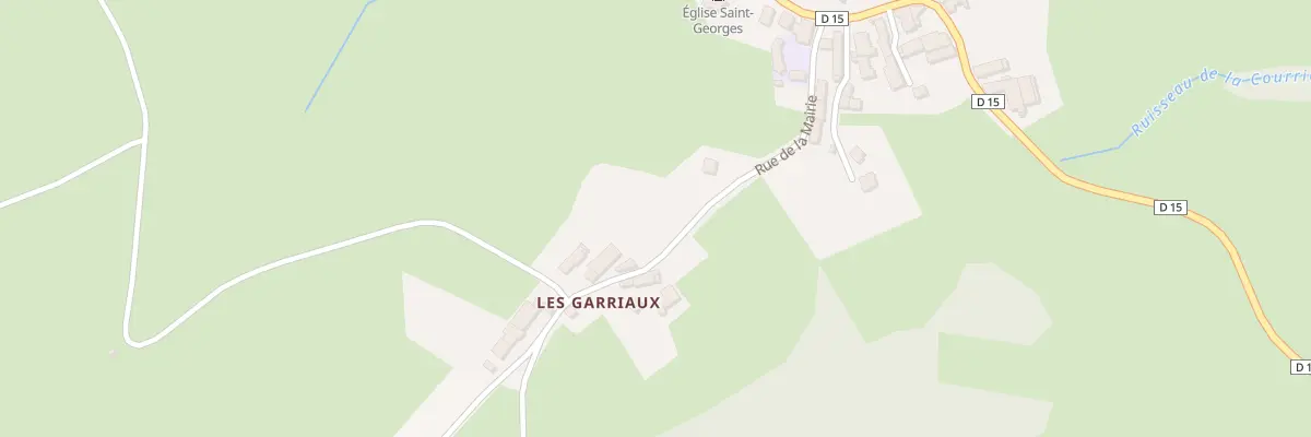Plan du 5022 Les Garriaux à Marcillat