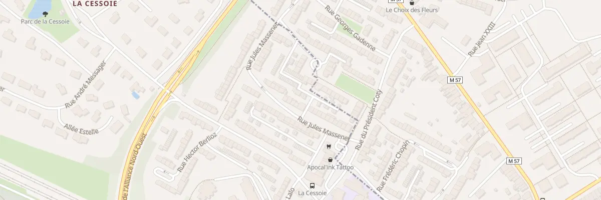 Plan du 24 Rue Massenet à Lambersart