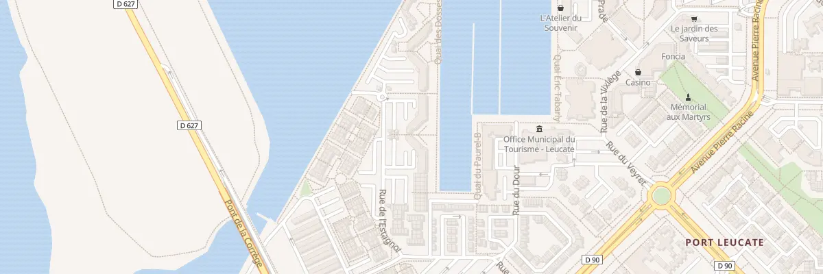 Plan du 68 Res Le Castelet à Leucate