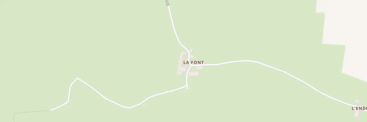 Plan du 5117 La Font à Gipcy