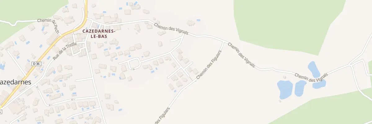 Plan du 9 Rue des oliviers à Cazedarnes