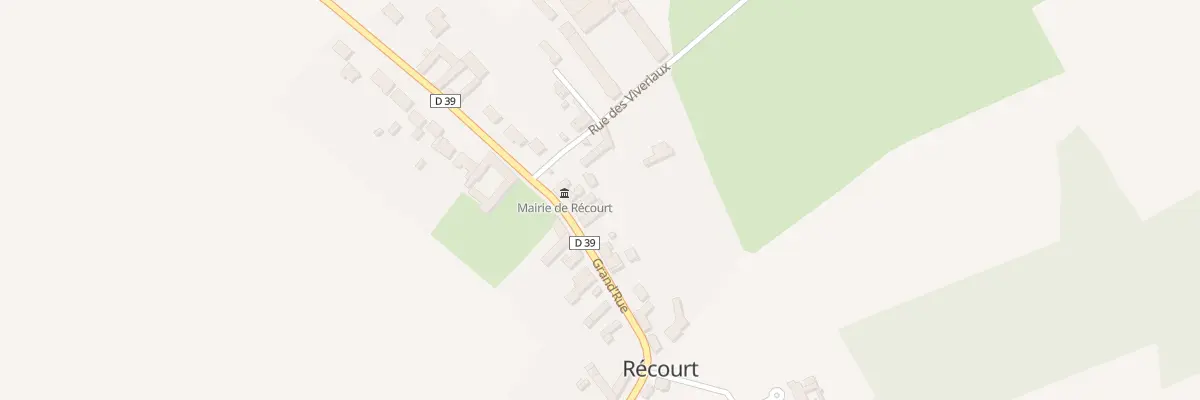 Plan du 9 Gr Grande Rue à Récourt