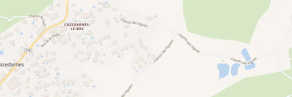 Plan du 9 Rue des oliviers à Cazedarnes