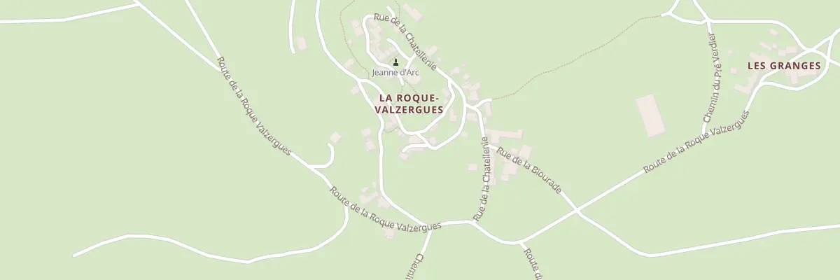 Plan du 5157 La Roque à Saint-Saturnin-de-Lenne
