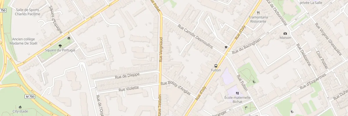 Plan du 31 Rue Vergniaud à Lille