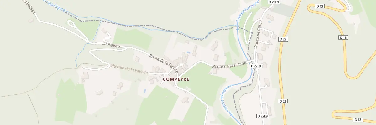 Plan du 5186 Compeyre à Rosis