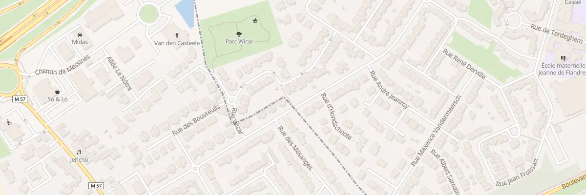 Plan du 29 Rue Wicar à Marquette-lez-Lille