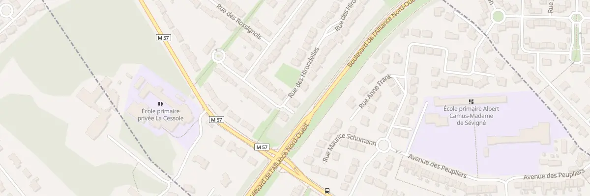 Plan du 6 Rue des Hirondelles à Saint-André-lez-Lille
