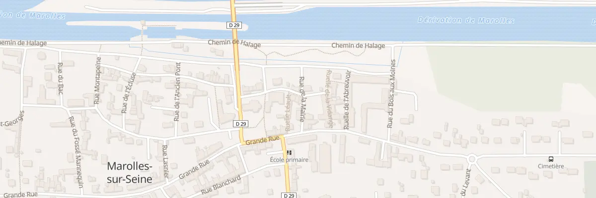 Plan du 26B Grande Rue à Marolles-sur-Seine