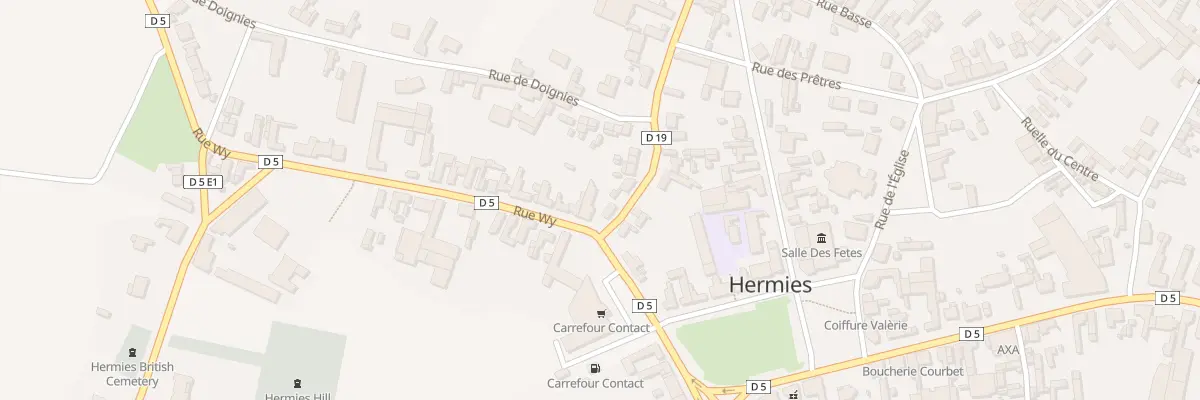 Plan du 4 Rue Wy à Hermies