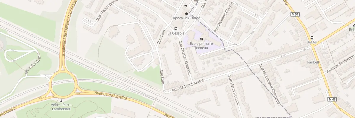 Plan du 15 Rue Charles Gounod à Lambersart
