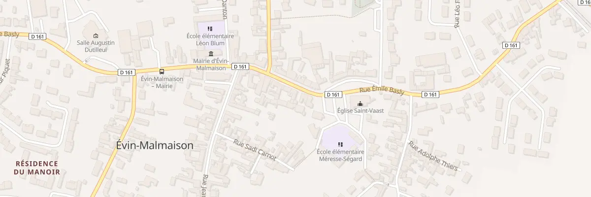 Plan du 85 Rue Emile Basly à Évin-Malmaison