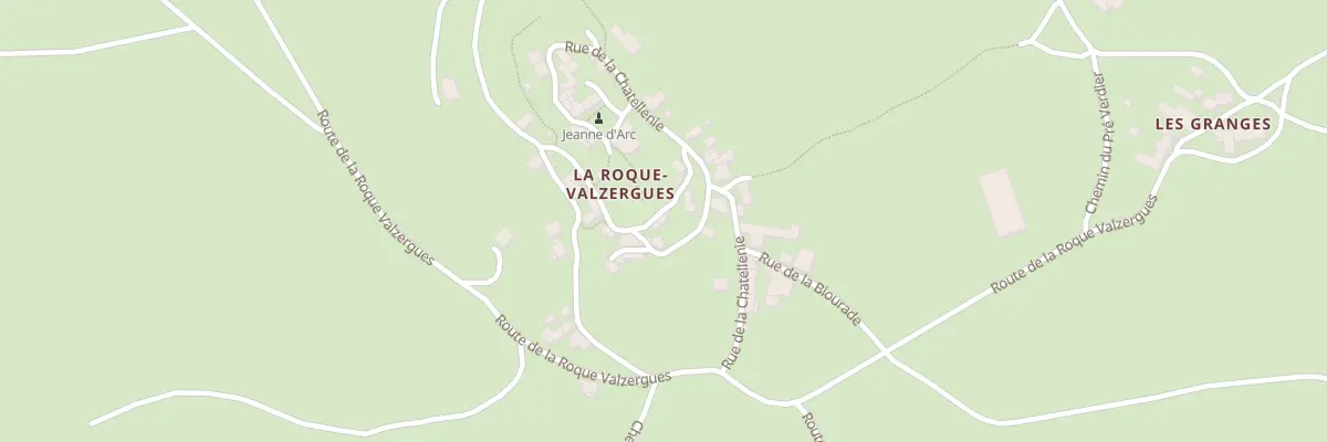 Plan du 5420 La Roque Valzergue à Saint-Saturnin-de-Lenne