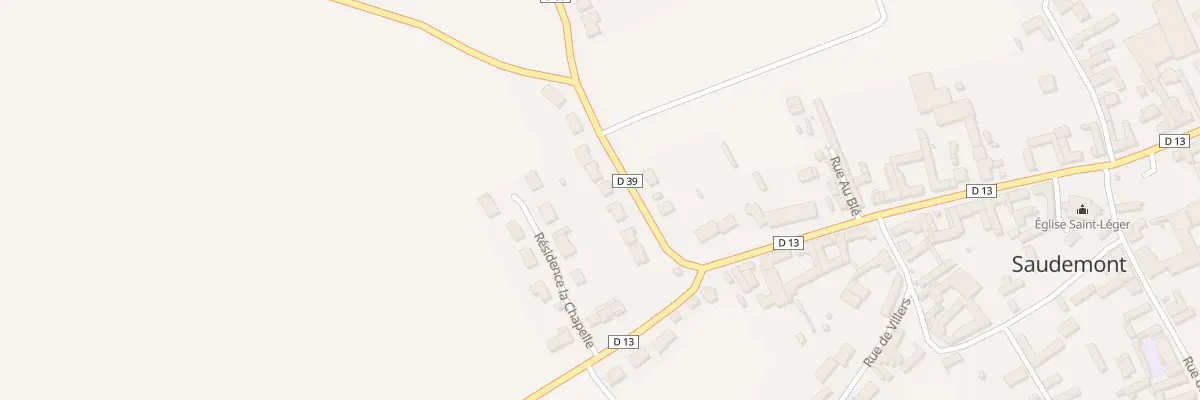Plan du 7 Rue de Recourt à Saudemont