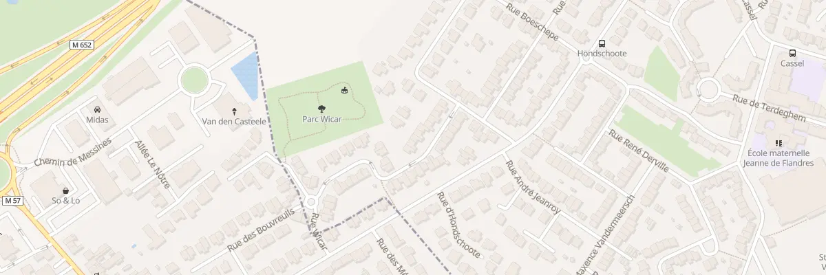 Plan du 16 Rue Wicar à Marquette-lez-Lille