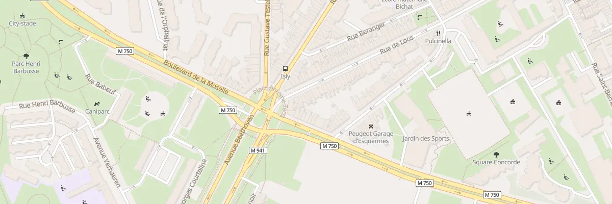 Plan du 67 Rue de Loos à Lille