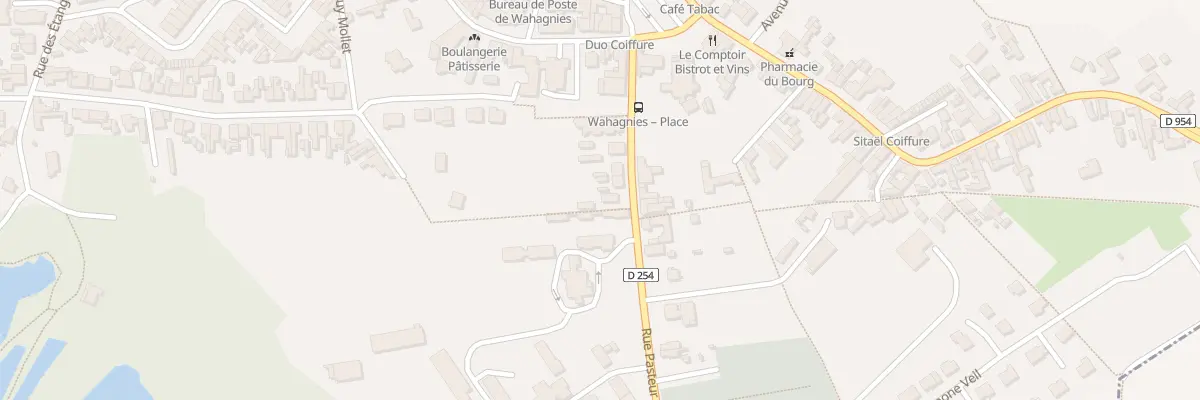 Plan du 124 Rue Pasteur à Wahagnies