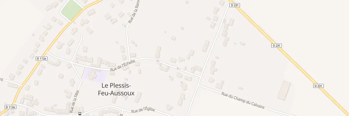 Plan du 13 Rue de l’Echelle au Plessis-Feu-Aussoux