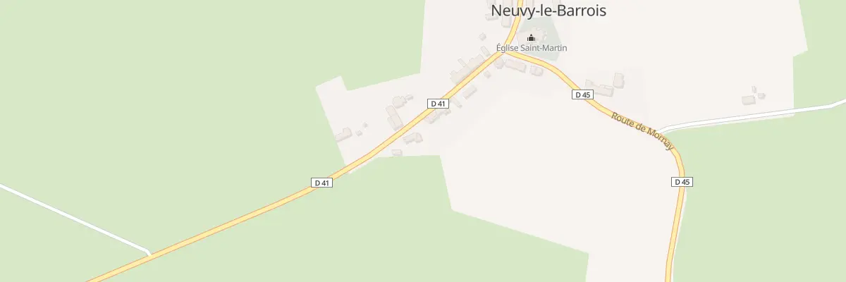 Plan du 21 Le Bourg à Neuvy-le-Barrois