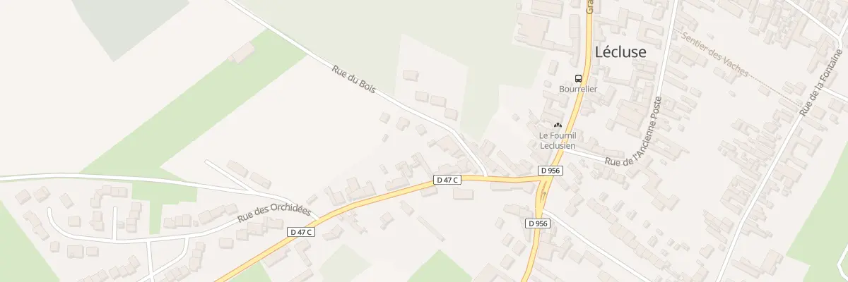 Plan du 5 Rue du Bois à Lécluse