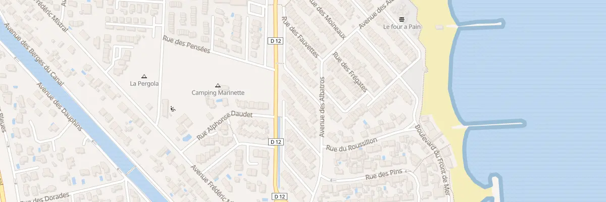 Plan du 15 Rue des Pinsons à Sainte-Marie-la-Mer