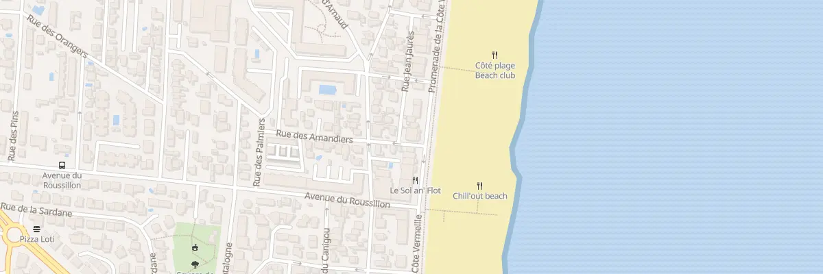 Plan du 55 Av de la Côte Vermeille à Canet-en-Roussillon