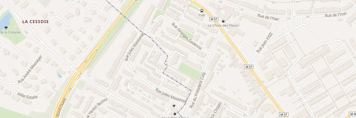 Plan du 19 Rue Claude Debussy à Saint-André-lez-Lille