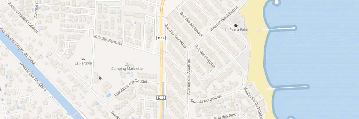 Plan du 8 Rue des Pinsons à Sainte-Marie-la-Mer