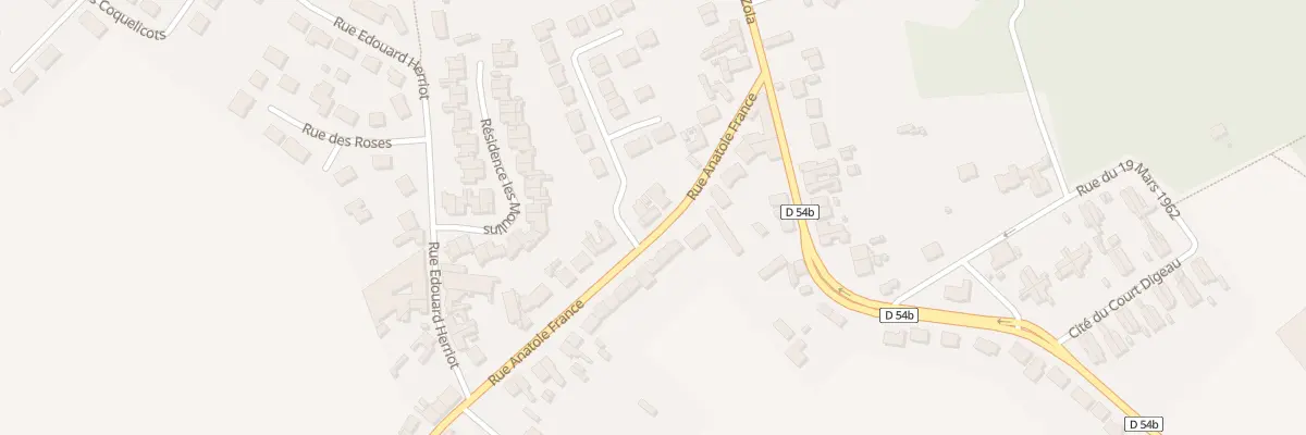 Plan du 116 Rue Anatole France à Ostricourt