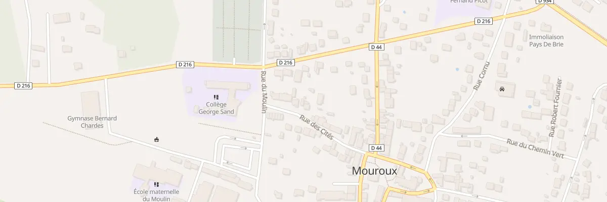 Plan du 110 Rue des Cités à Mouroux