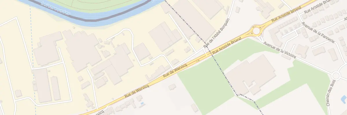 Plan du 211 Rue de Wervicq à Comines