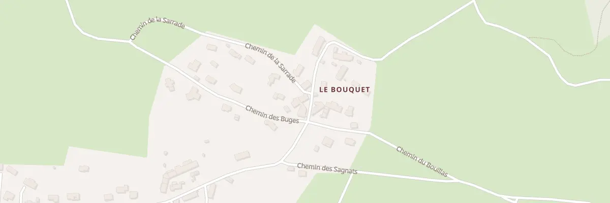 Plan du 5421 Le Bouquet à Loubeyrat