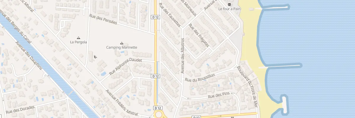 Plan du 5 Rue des Pinsons à Sainte-Marie-la-Mer