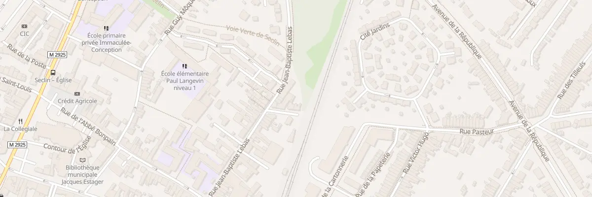 Plan du 7 Imp Anatole France à Seclin