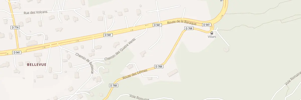Plan du 1 Che des Quatre Vents à Orcines