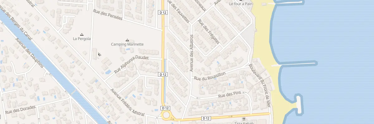 Plan du 1 Rue des Pinsons à Sainte-Marie-la-Mer
