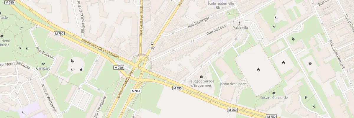 Plan du 55 Rue de Loos à Lille