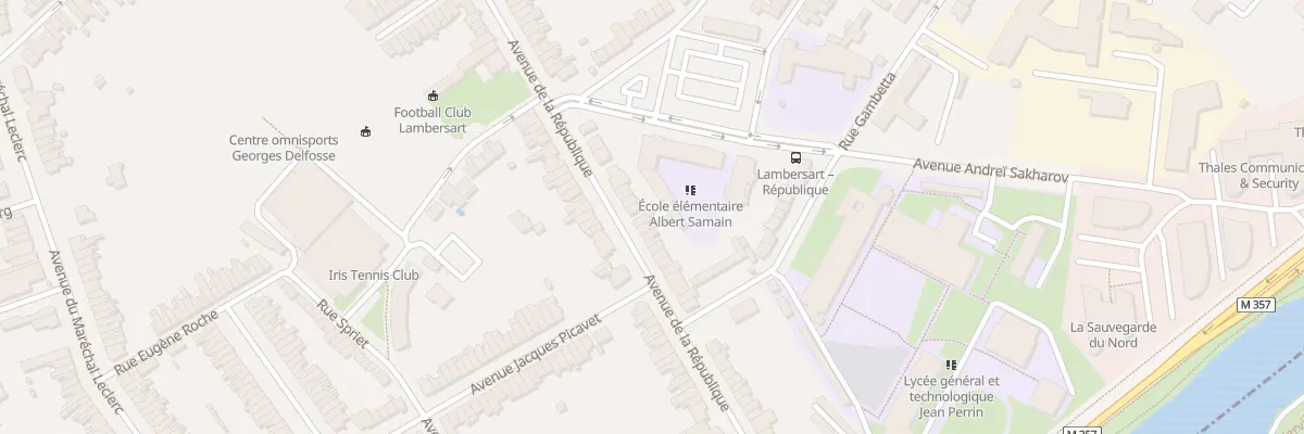 Plan du 56 Av de la République à Lambersart