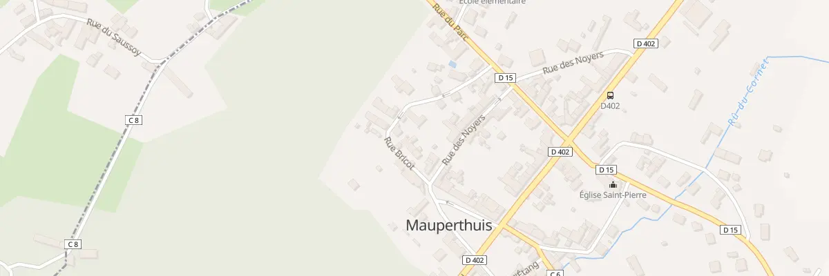 Plan du 8 Rue Bricot à Mauperthuis