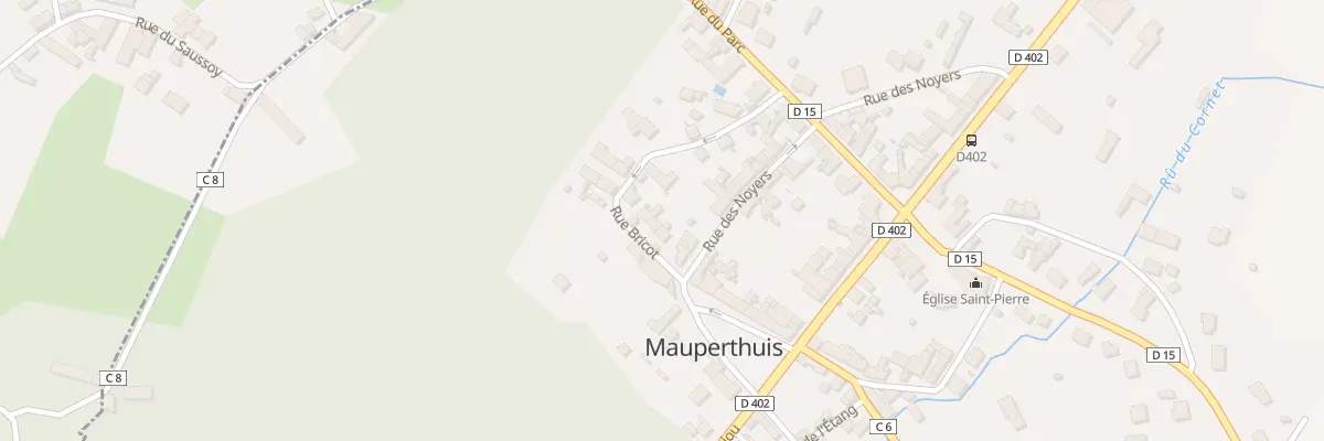 Plan du 6 Rue Bricot à Mauperthuis