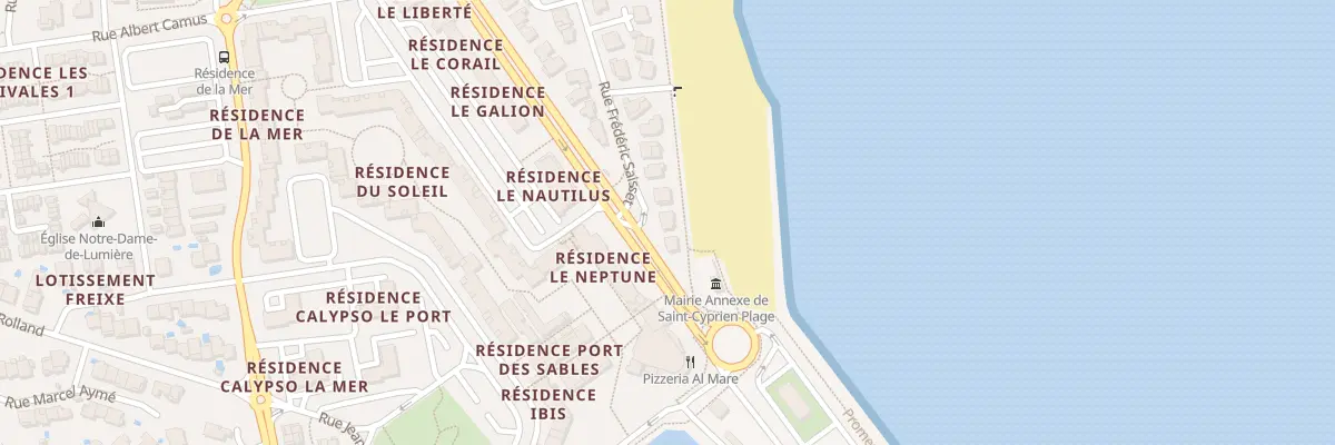 Plan du 4 Rue Frédéric Saisset à Saint-Cyprien