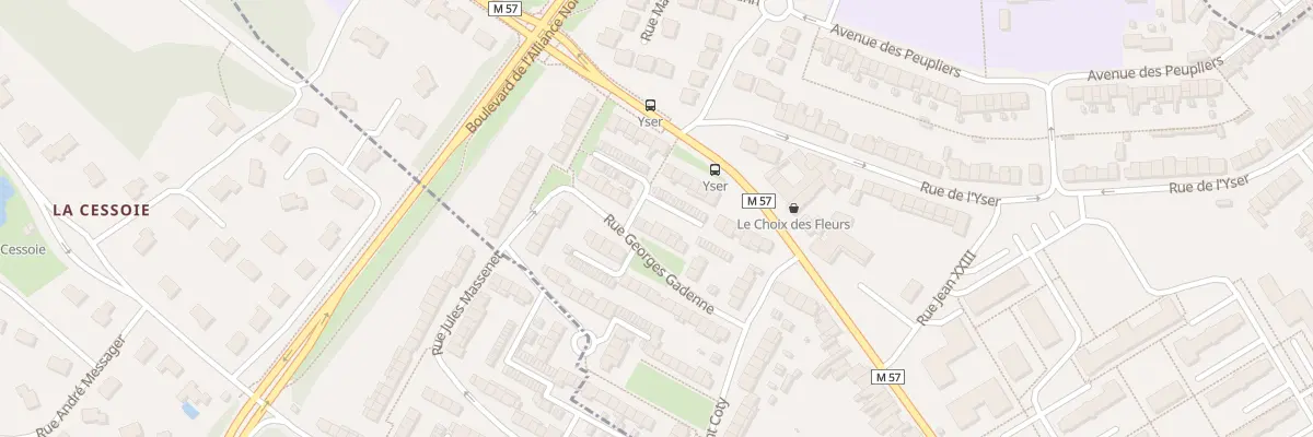 Plan du 14 Rue Georges Gadenne à Saint-André-lez-Lille