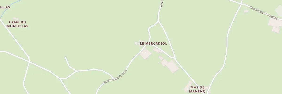 Plan du 5190 Le Mercadiol à Saint-Saturnin-de-Lenne