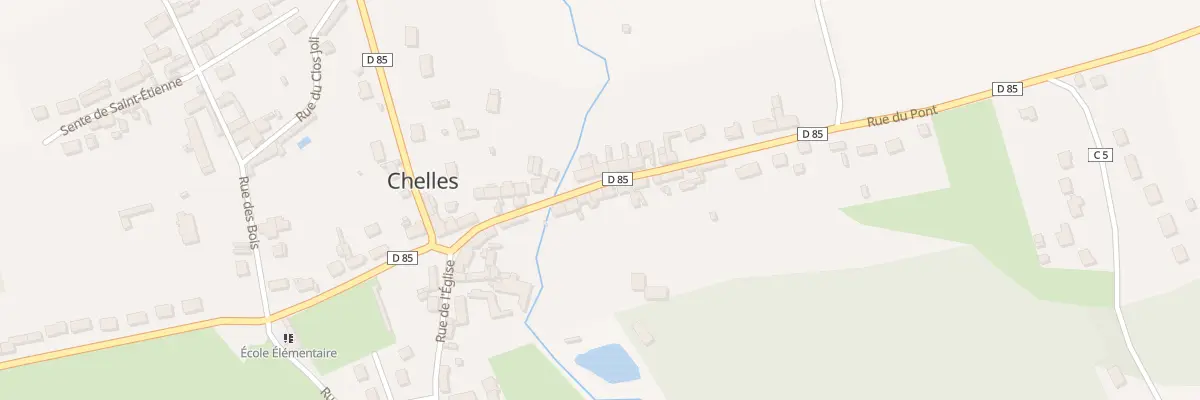 Plan du 12 Rue du Pont à Chelles